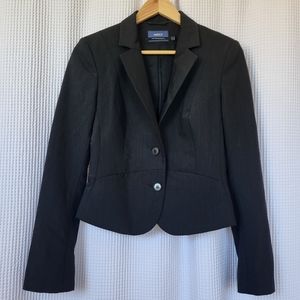 Mexx skirt and blazer with curved seam details, summer weight, charcoal, sz 4/6